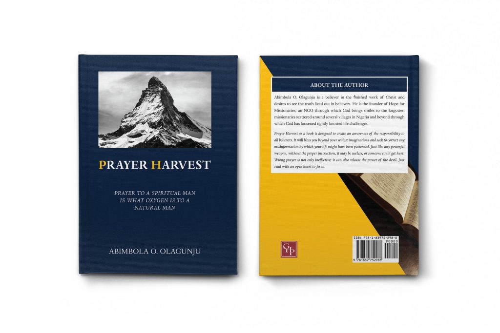 Prayer Harvest — Book Front & Back Side