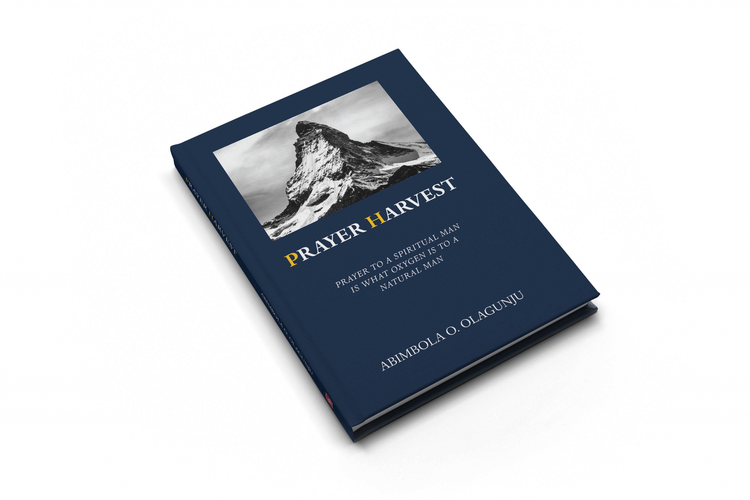 book-cover-mockup Prayer Harvest by Abimbola O. Olagunju — Book Cover